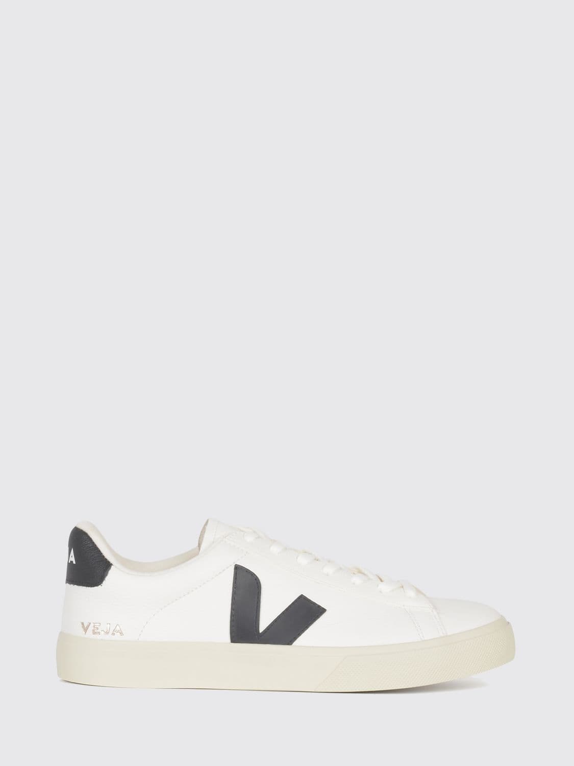 Veja Campo O. T. Leather Sneakers with Contrast V-Logo
