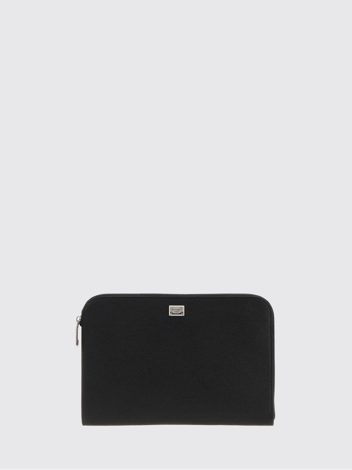 Dolce & Gabbana Sicily Calfskin Document Holder with Wrist Strap · OS