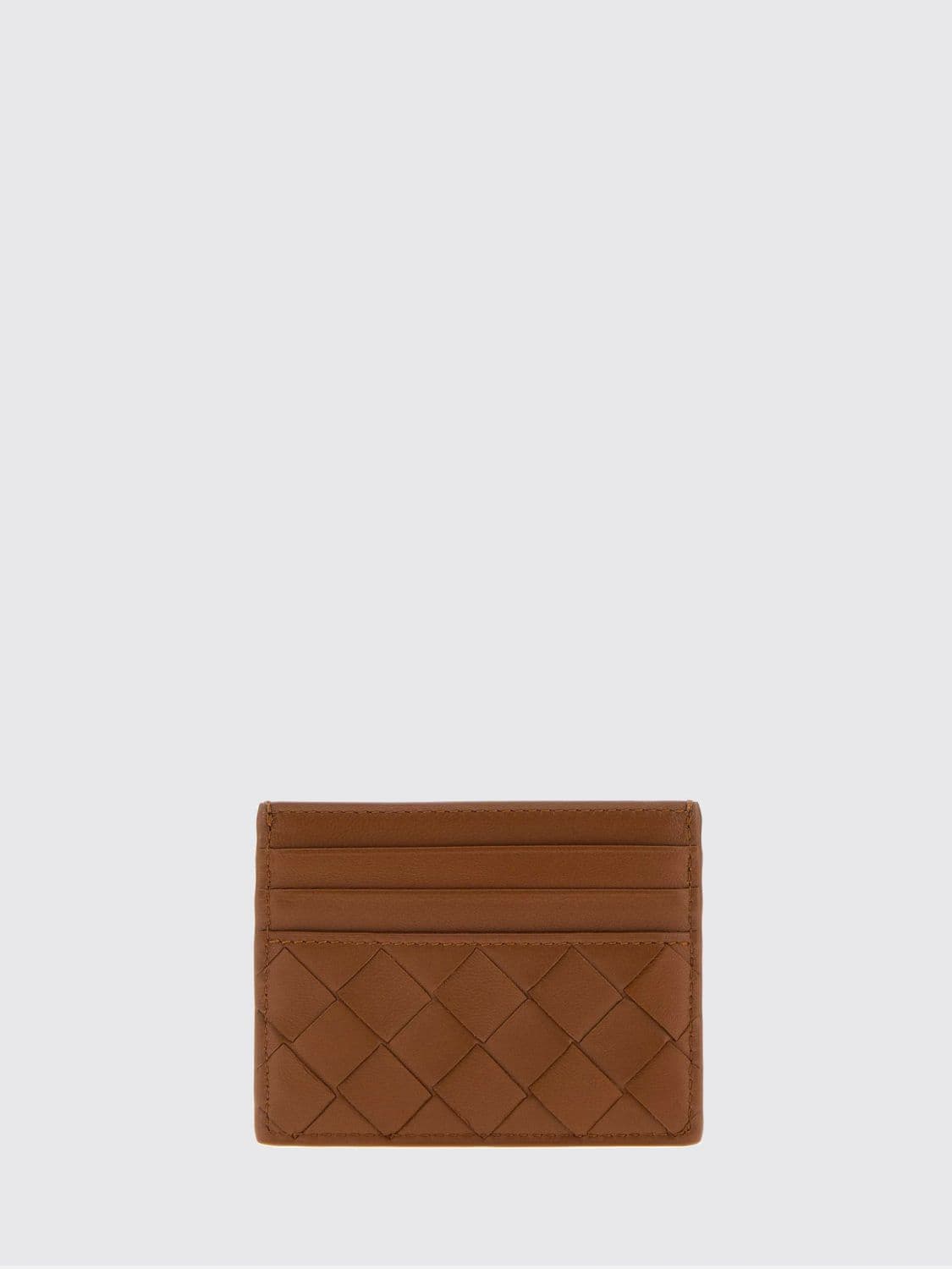 Bottega Veneta Flat Woven Nappa Calfskin Card Holder with 7 Slots