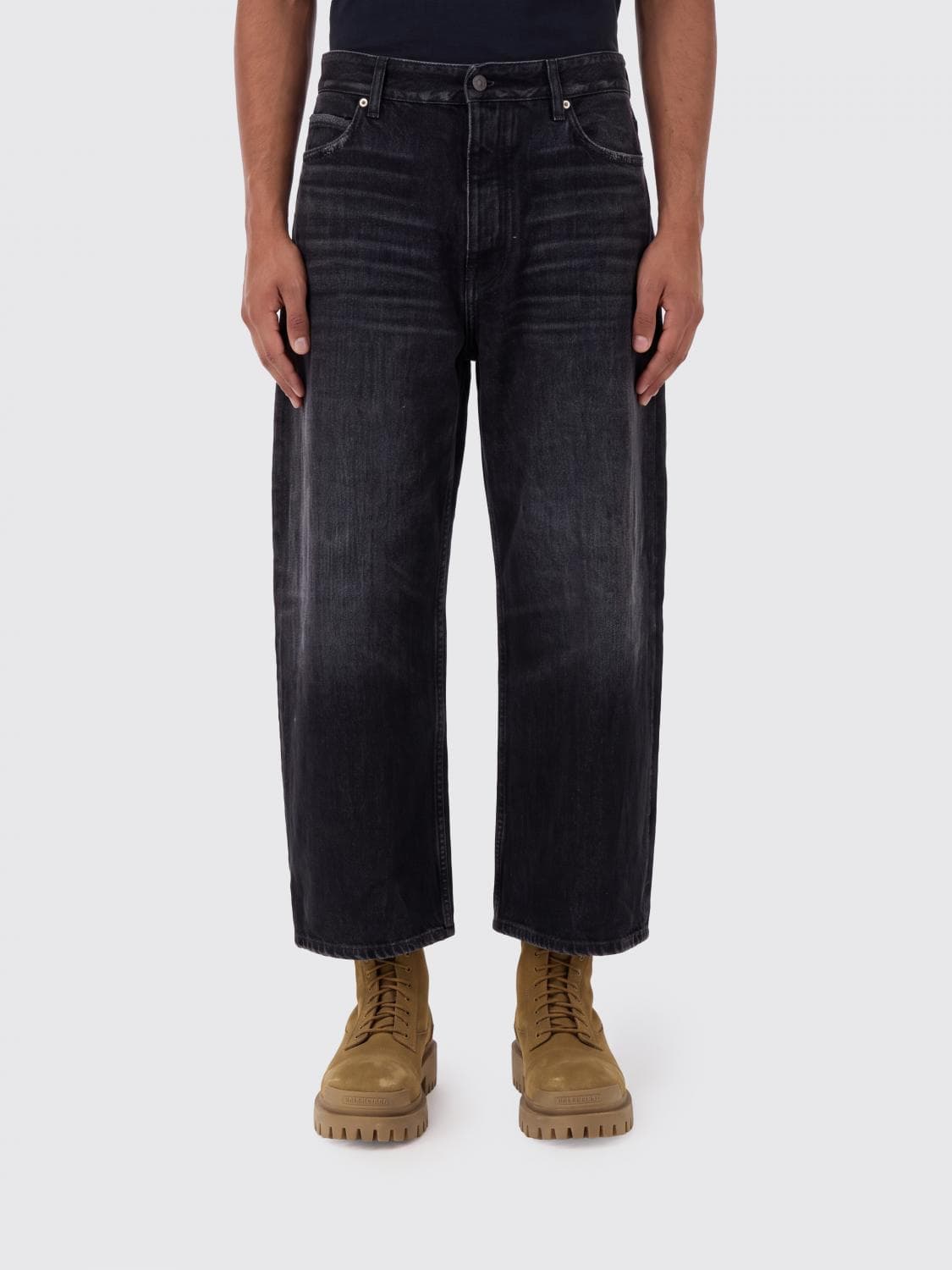 Balenciaga Jeans Men color Black