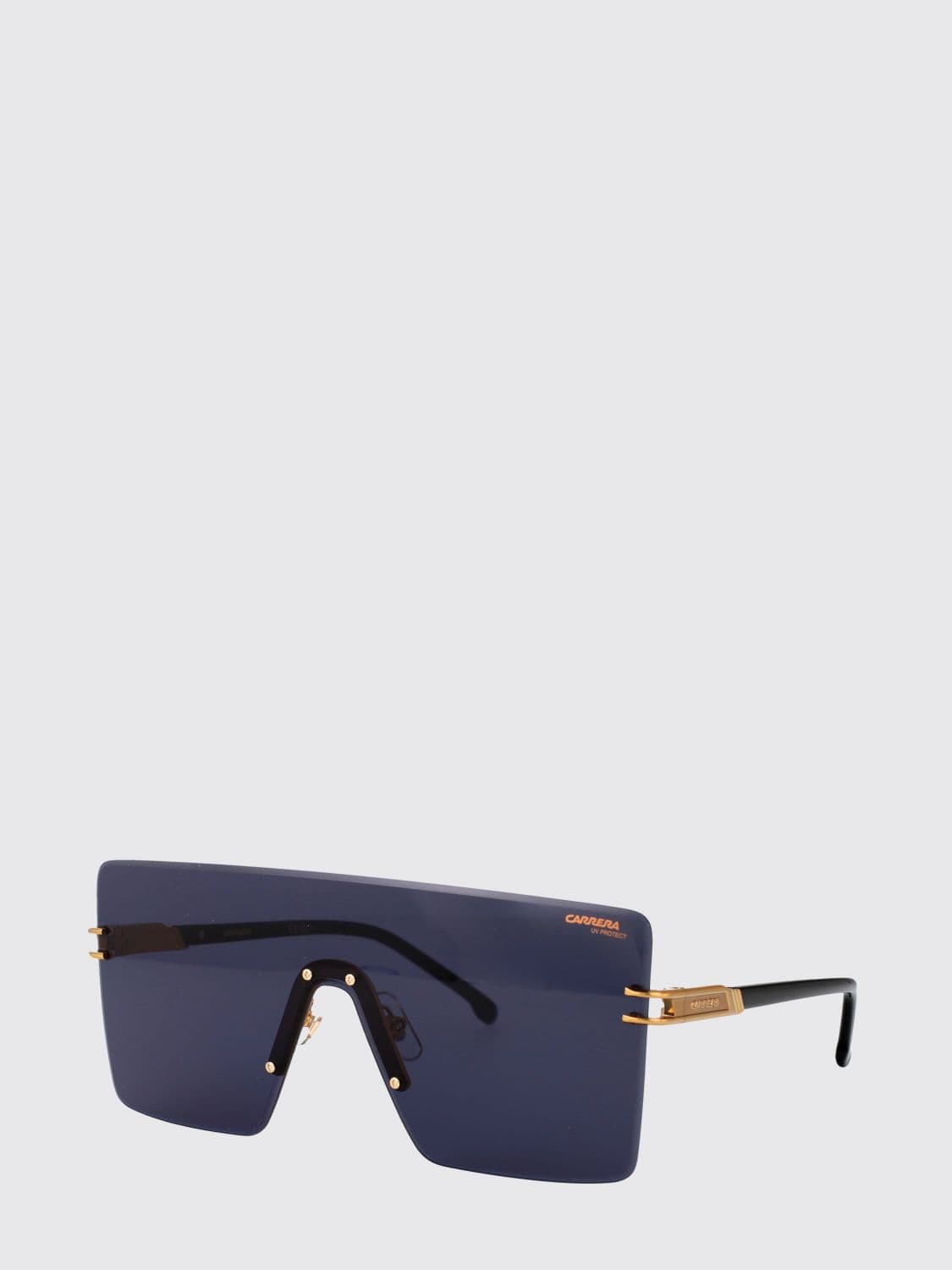 Carrera Rectangular Metal Sunglasses with Gradient Lenses · OS