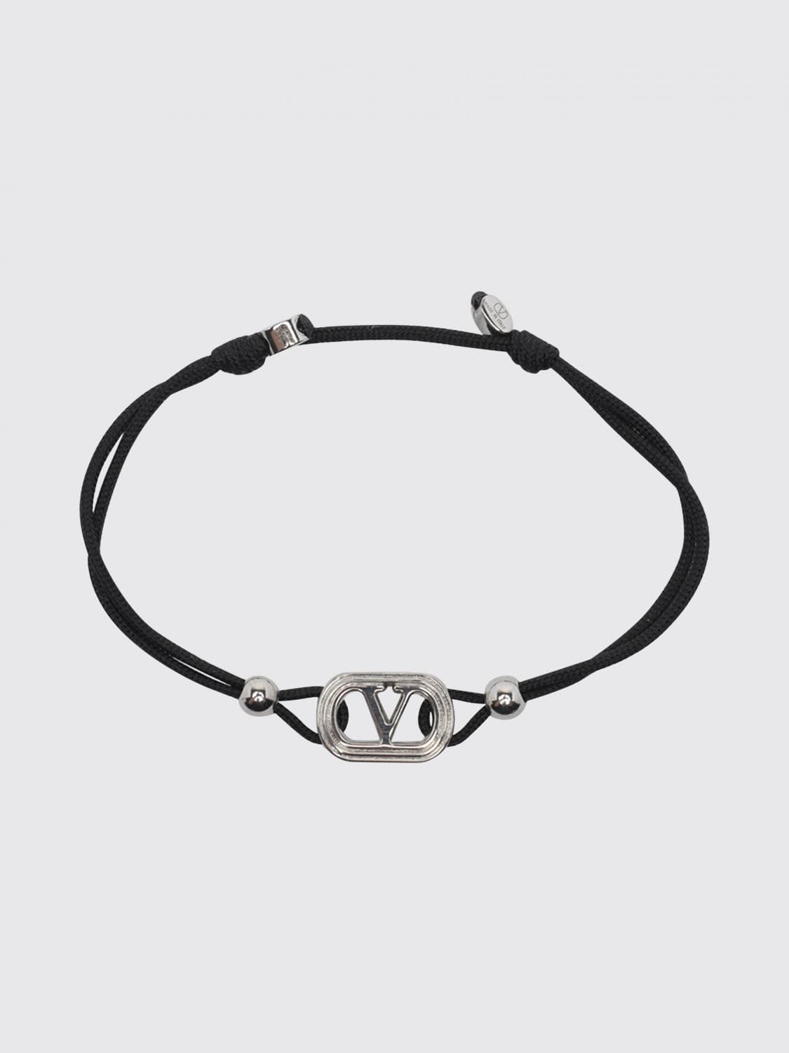 Valentino Garavani Ovalette Adjustable VLogo Signature Bracelet