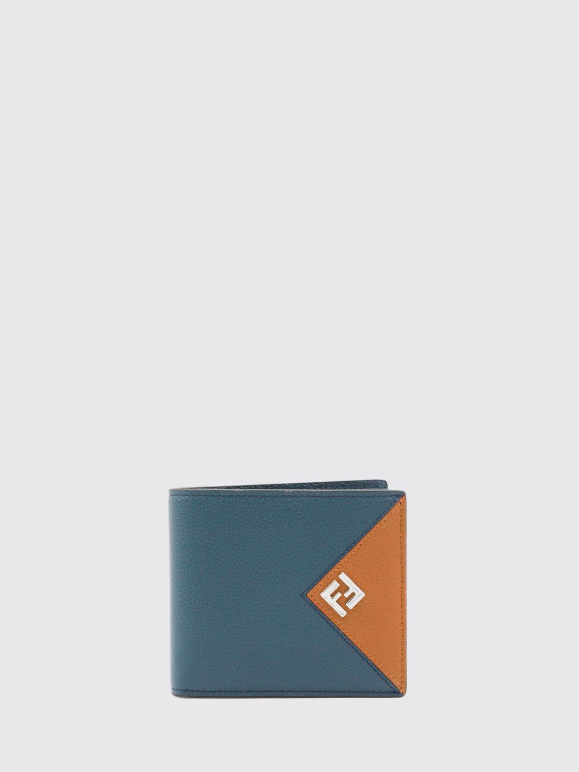 Fendi Lui FF Monogram Grained Leather Bifold Wallet · OS