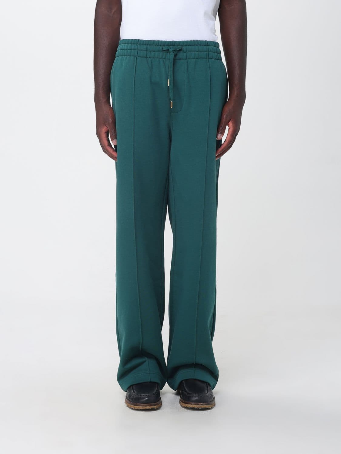 Casablanca Jersey Jogging Trousers with Drawstring and Embroidered Logo · M