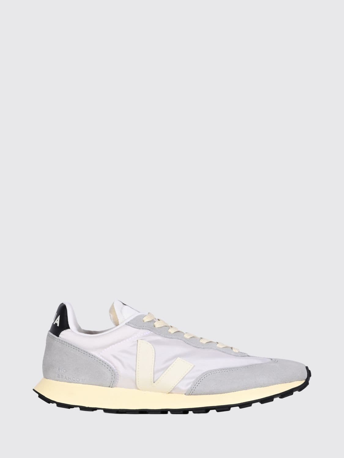 Veja Rio Branco II Lite Sneakers in Two-Tone Suede and Nolyn Leather