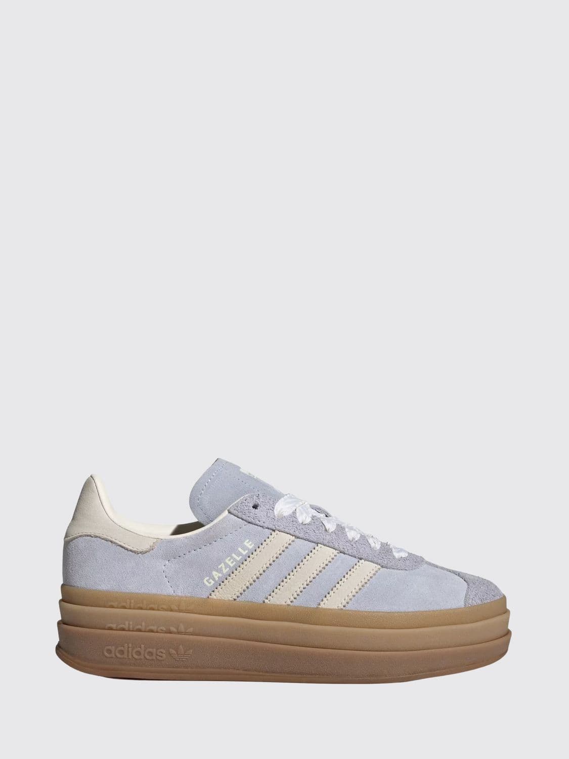 Adidas Originals Gazelle Bold Leather and Suede Platform Sneakers