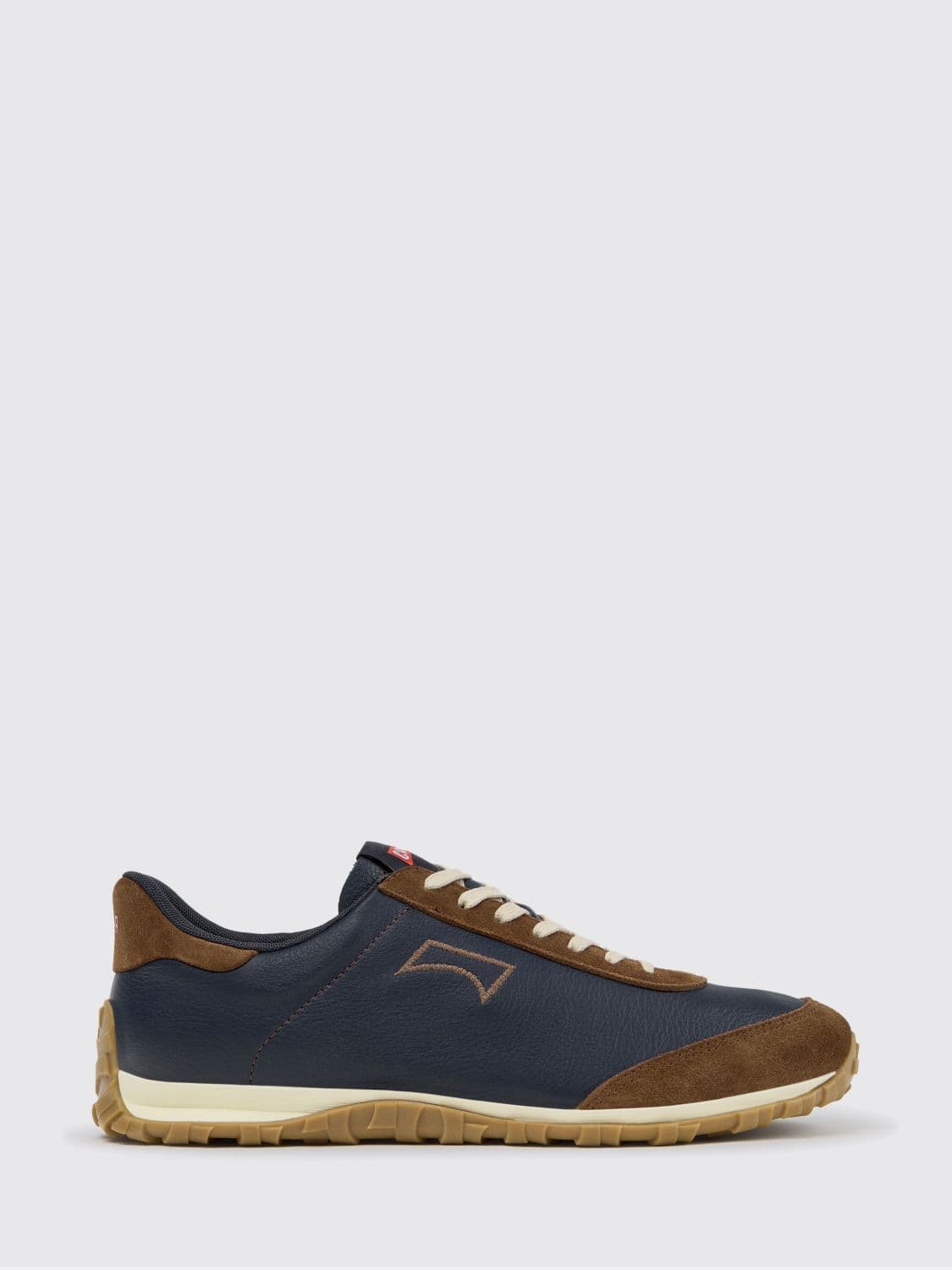 Camper Two-Tone Drift Walk Leather and Suede Sneakers with Vibram Sole