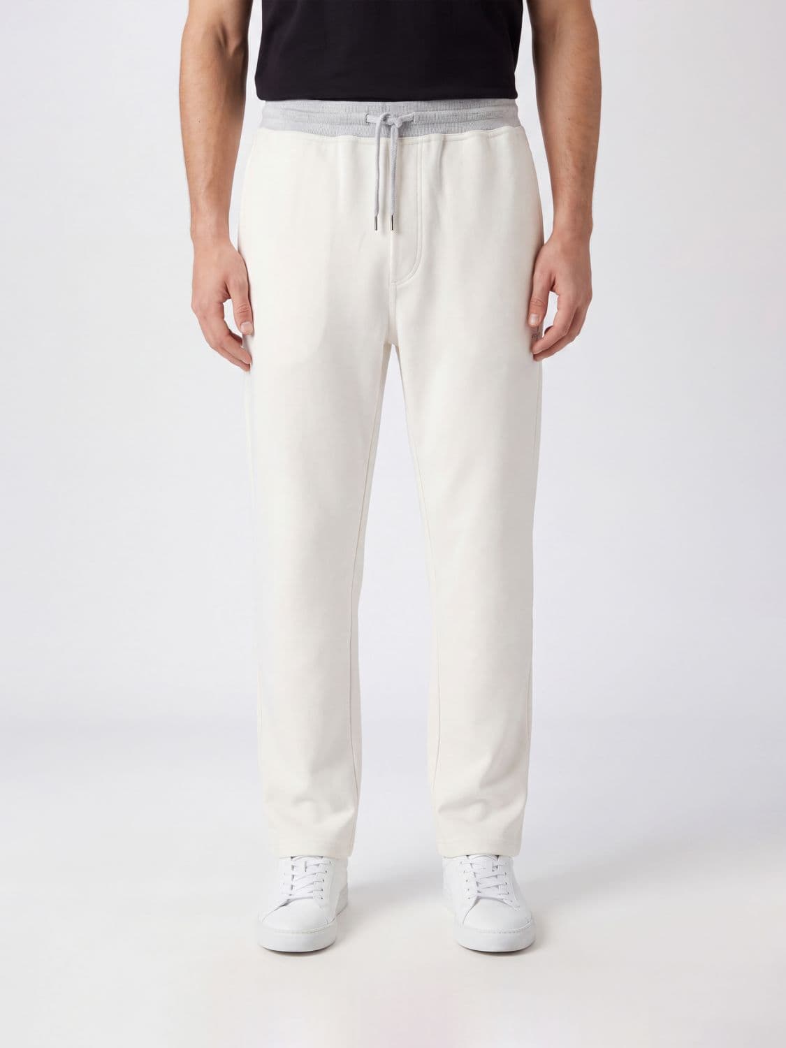 Brunello Cucinelli Cotton Jogging Trousers with Elasticated Drawstring Waist