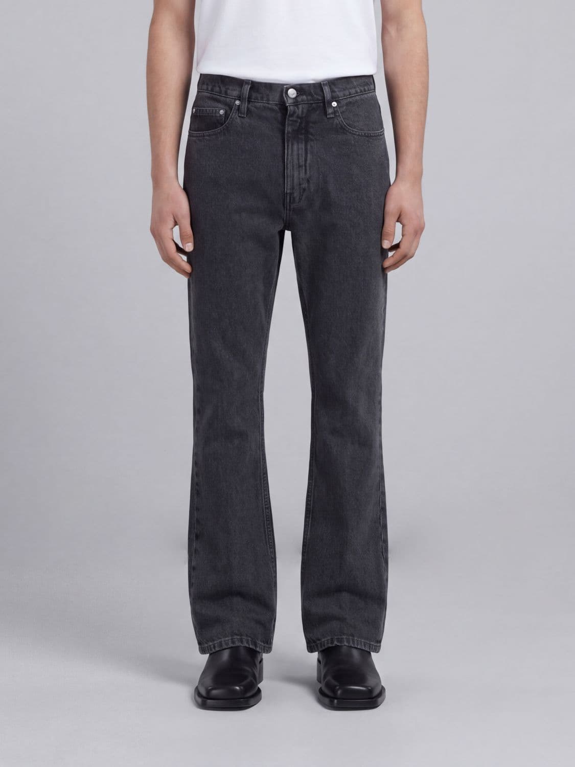 Jil Sander Men's Mid-Rise Flared Cotton Denim Jeans