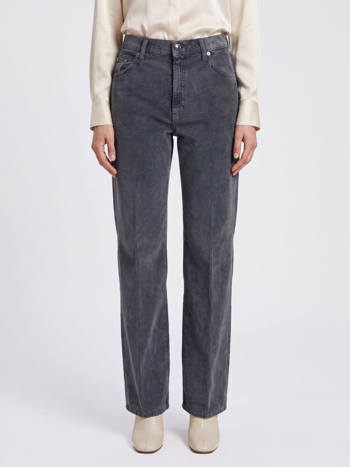 Haikure Clara Mid-Rise Flared Corduroy Jeans