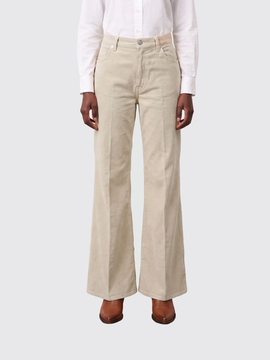 Haikure Clara Mid-Rise Flared Corduroy Jeans