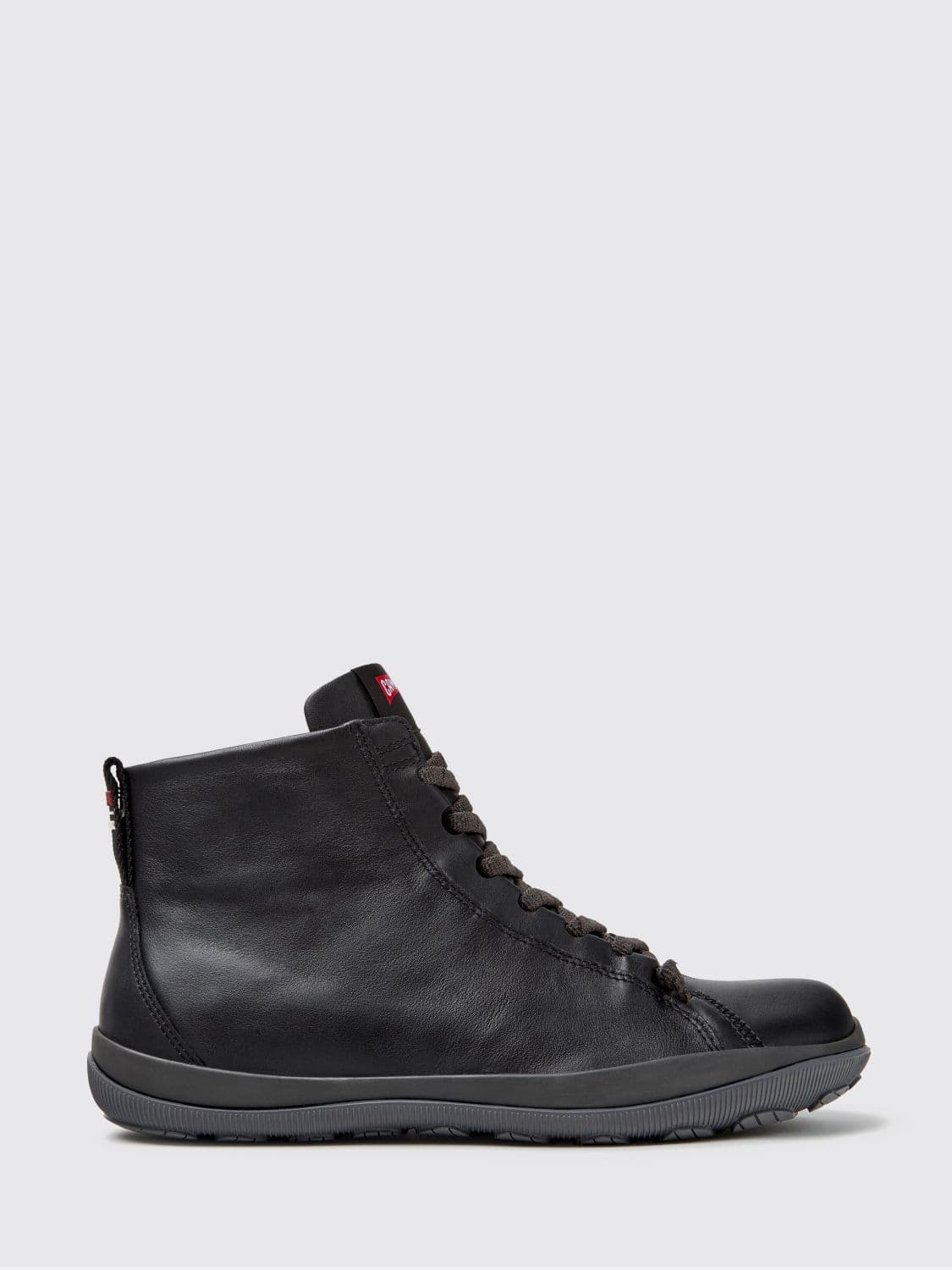 Camper Peu Pista GM Gore-Tex Leather Ankle Boots with Side Zip and Elastic Laces