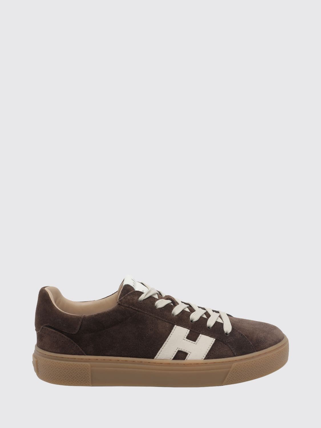 Hogan H705 Sneakers in Calfskin and Suede with Contrasting H Logo
