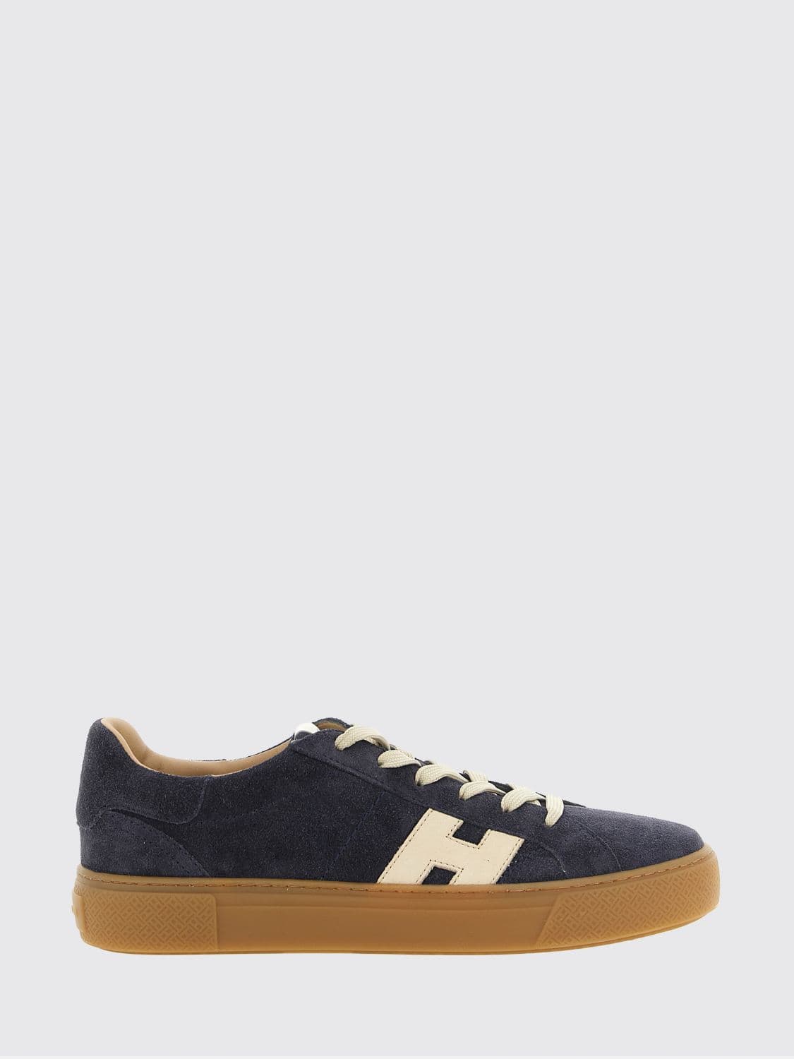 Hogan H705 Sneakers in Calfskin and Suede with Contrasting H Logo