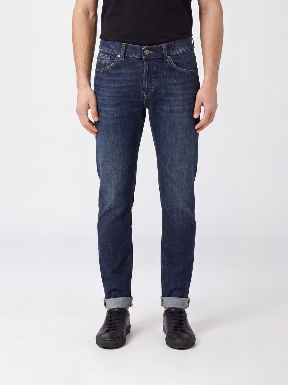 Dondup George Mid-Rise Slim Fit Stretch Denim Jeans