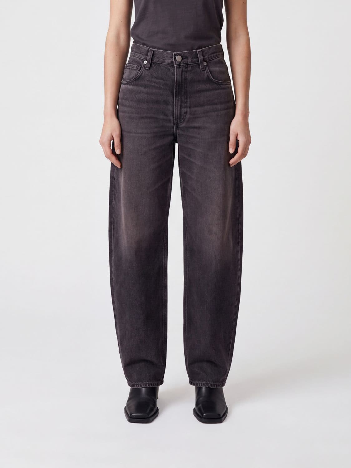 Haikure Bibi Mid-Rise Baggy-Fit Jeans in Cotton Denim