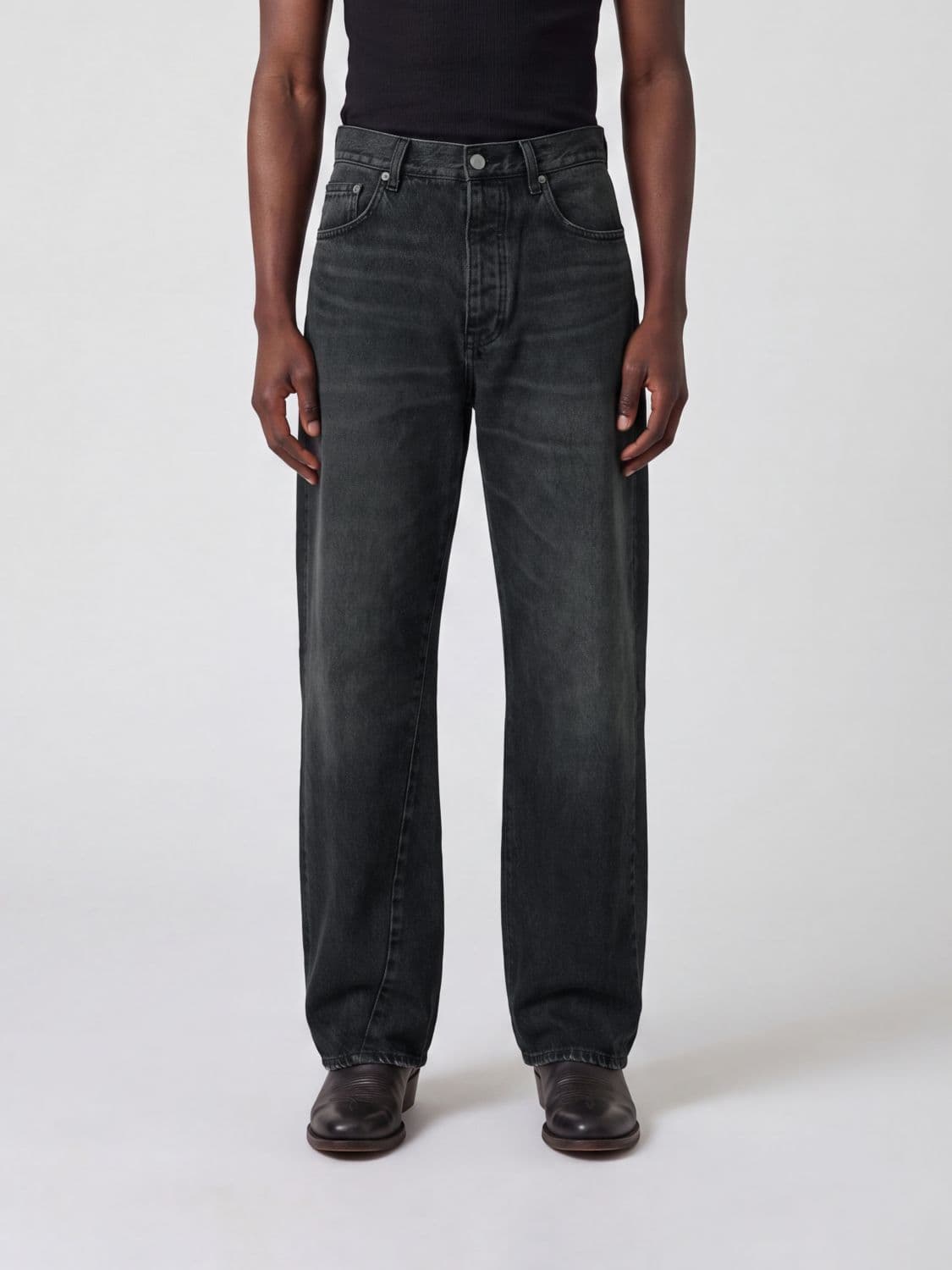 Sunflower Mid-Rise Wide Leg Cotton Denim Jeans