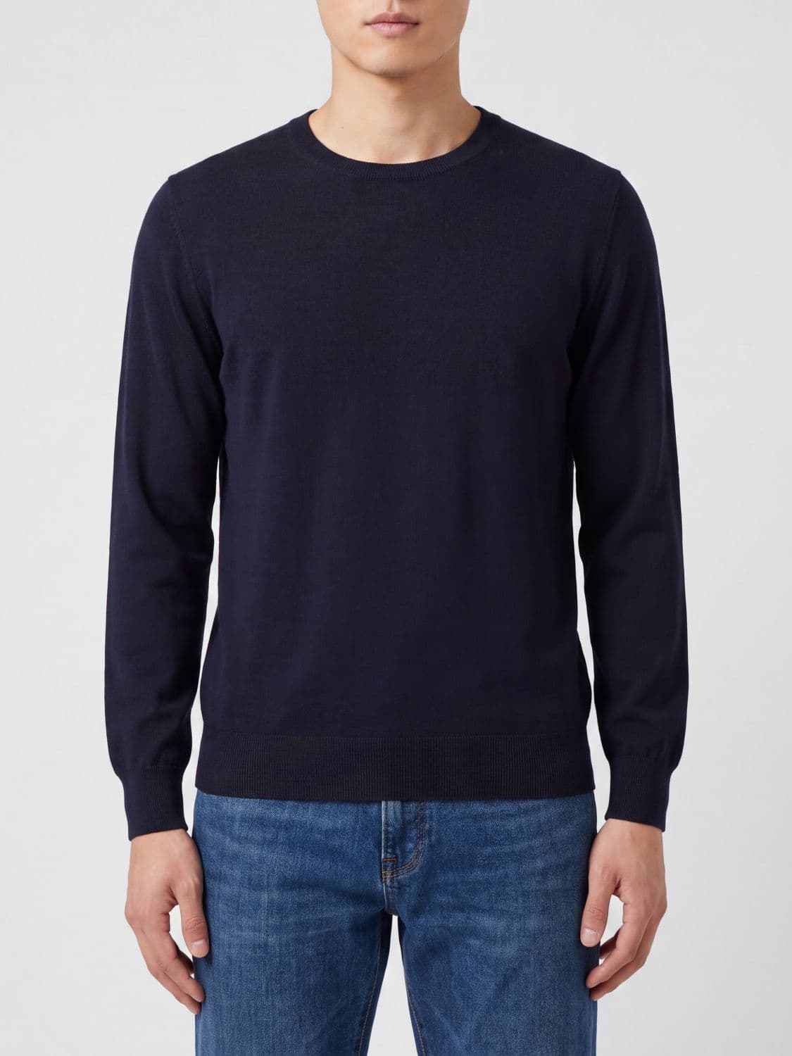 Brunello Cucinelli Cashmere and Silk Blend Crewneck Sweater