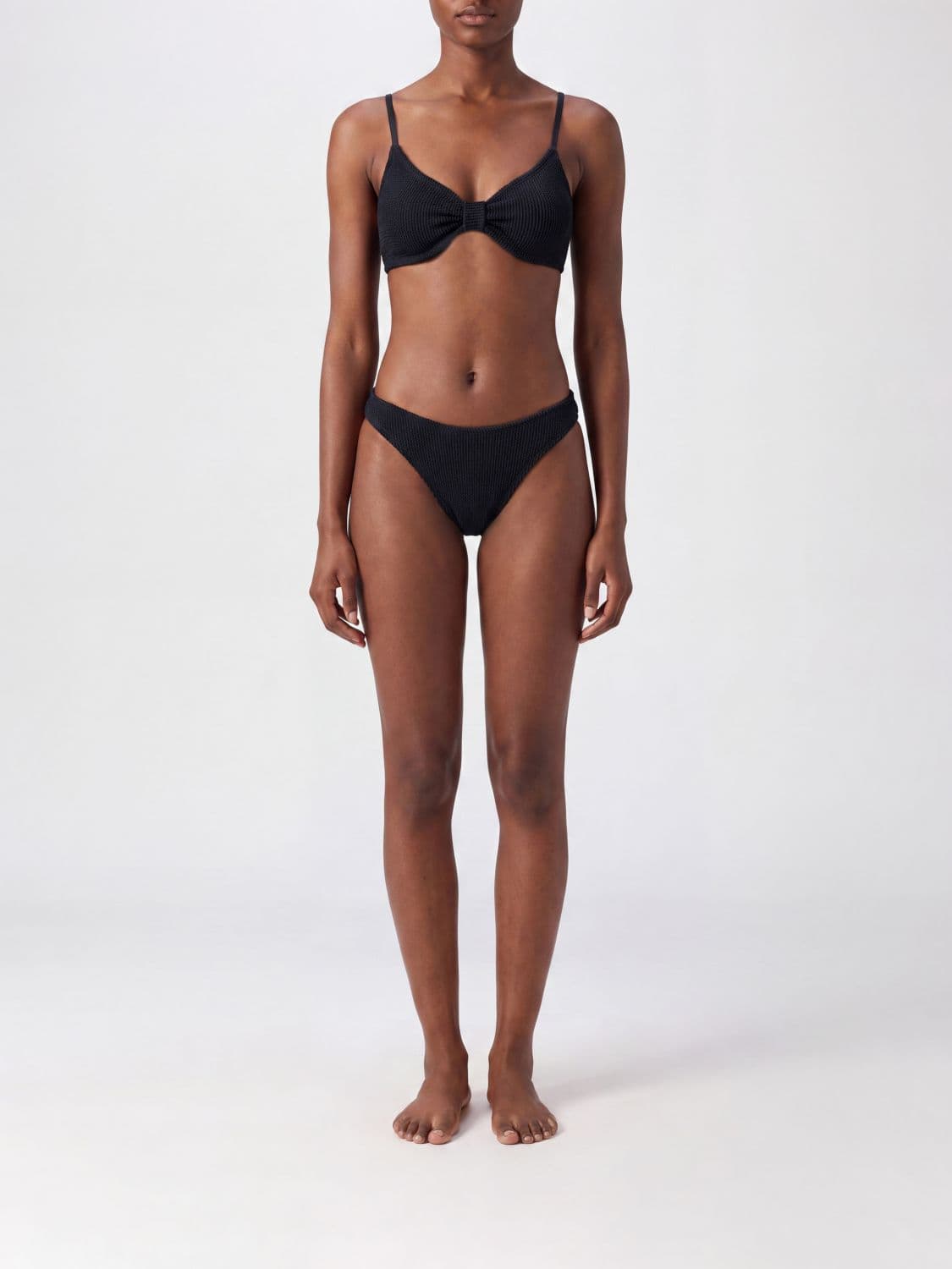 Hunza G Alicia Triangle Bikini in Stretch Polyamide Fabric