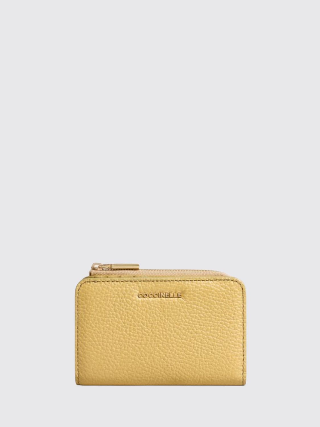 Coccinelle Metallic Soft Bifold Grained Leather Wallet