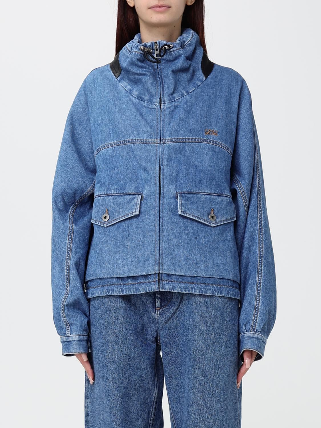 Loewe Jacket Woman color Blue