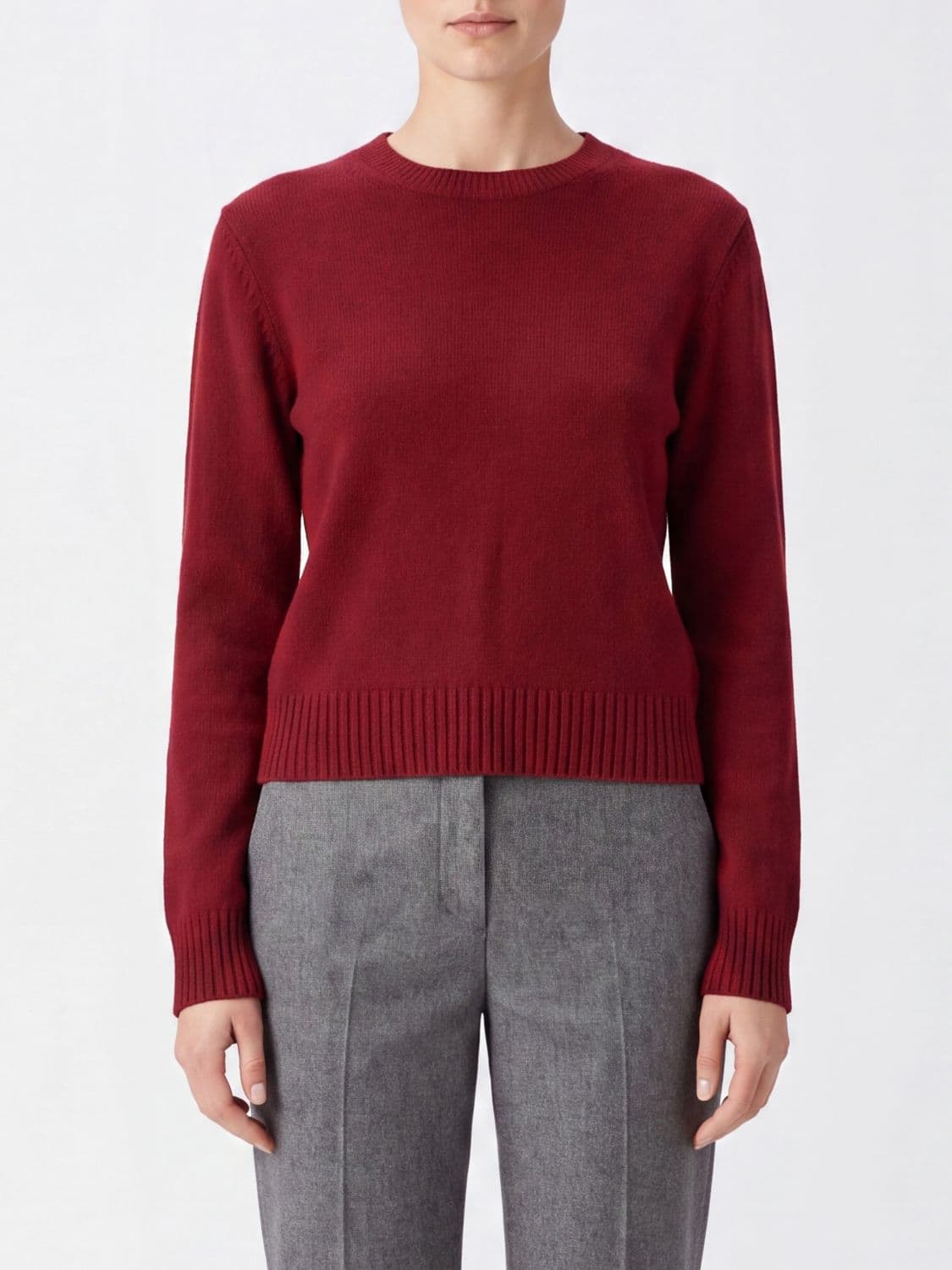 Lisa Yang Long-Sleeved Pure Cashmere Crewneck Jumper