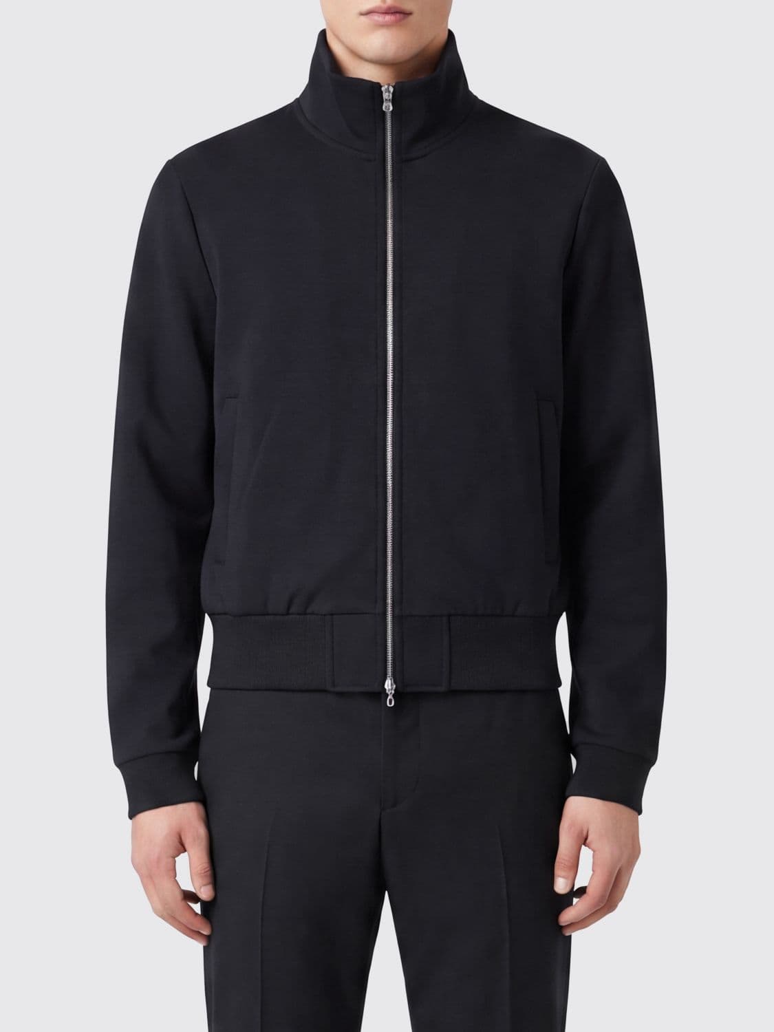 Our Legacy High Neck Cotton-Blend Zip Sweatshirt
