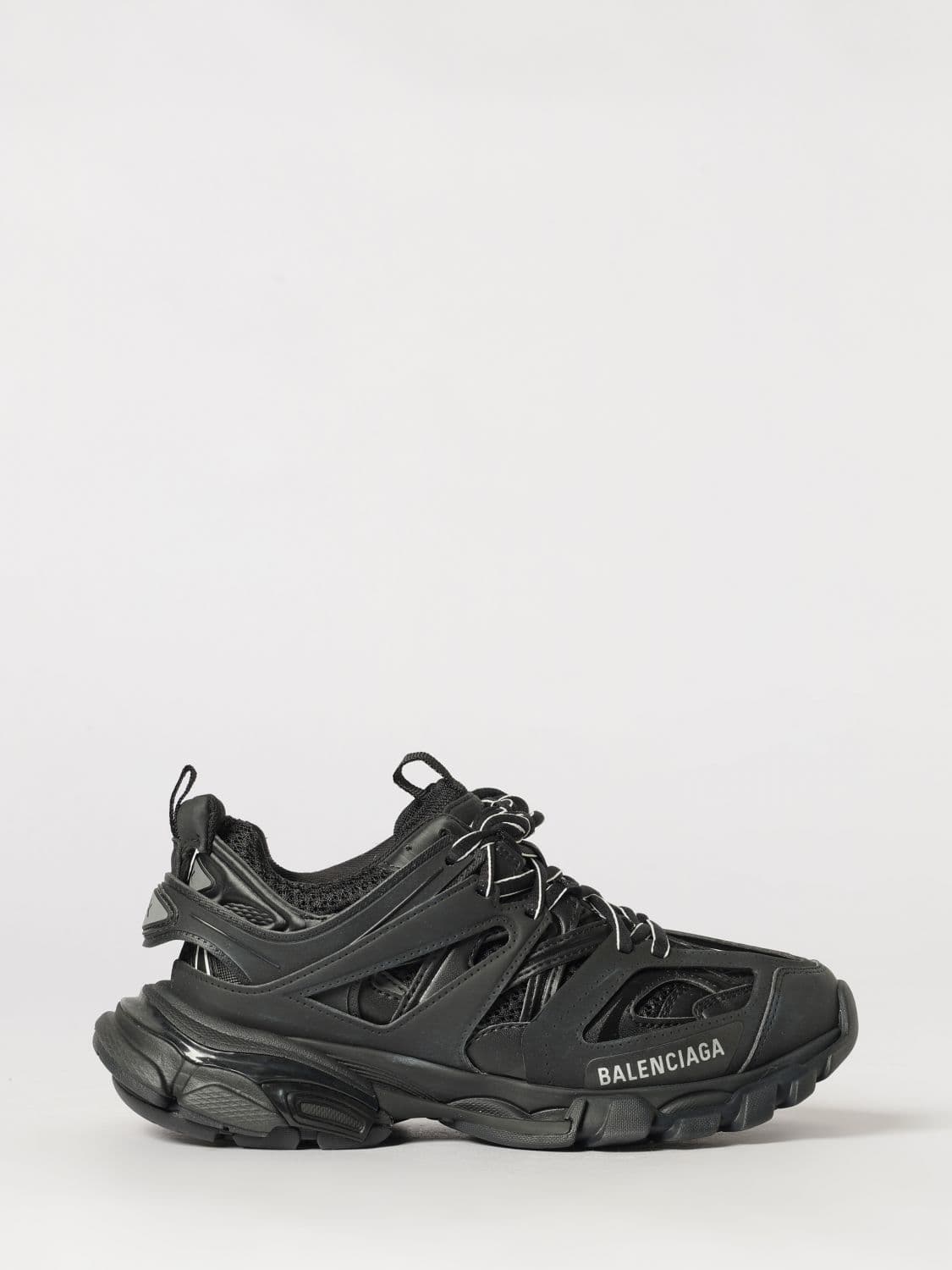 Balenciaga Track Low-Top Sneakers in Mesh and Polyurethane with Oversized Sole