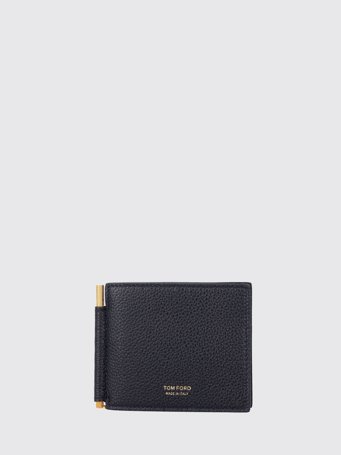 Tom Ford Grained Calfskin Wallet with Money Clip