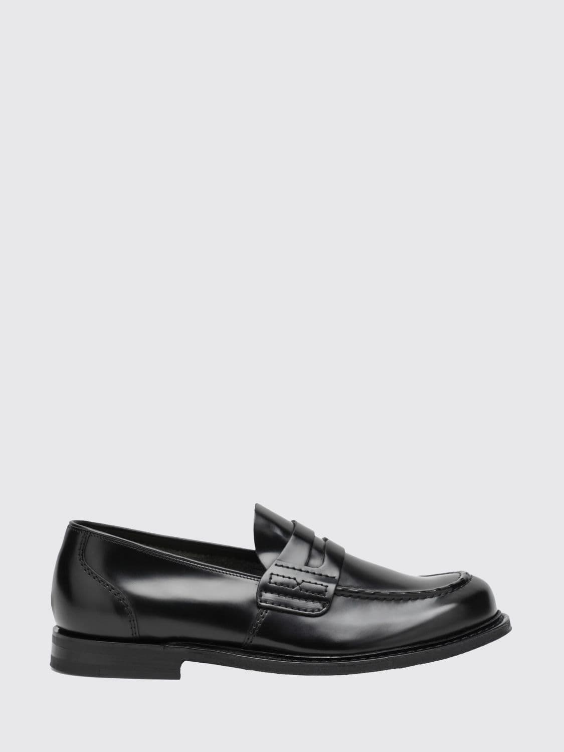 Church's Farsley R 2.0 Brushed Leather Penny Loafers with Round Toe