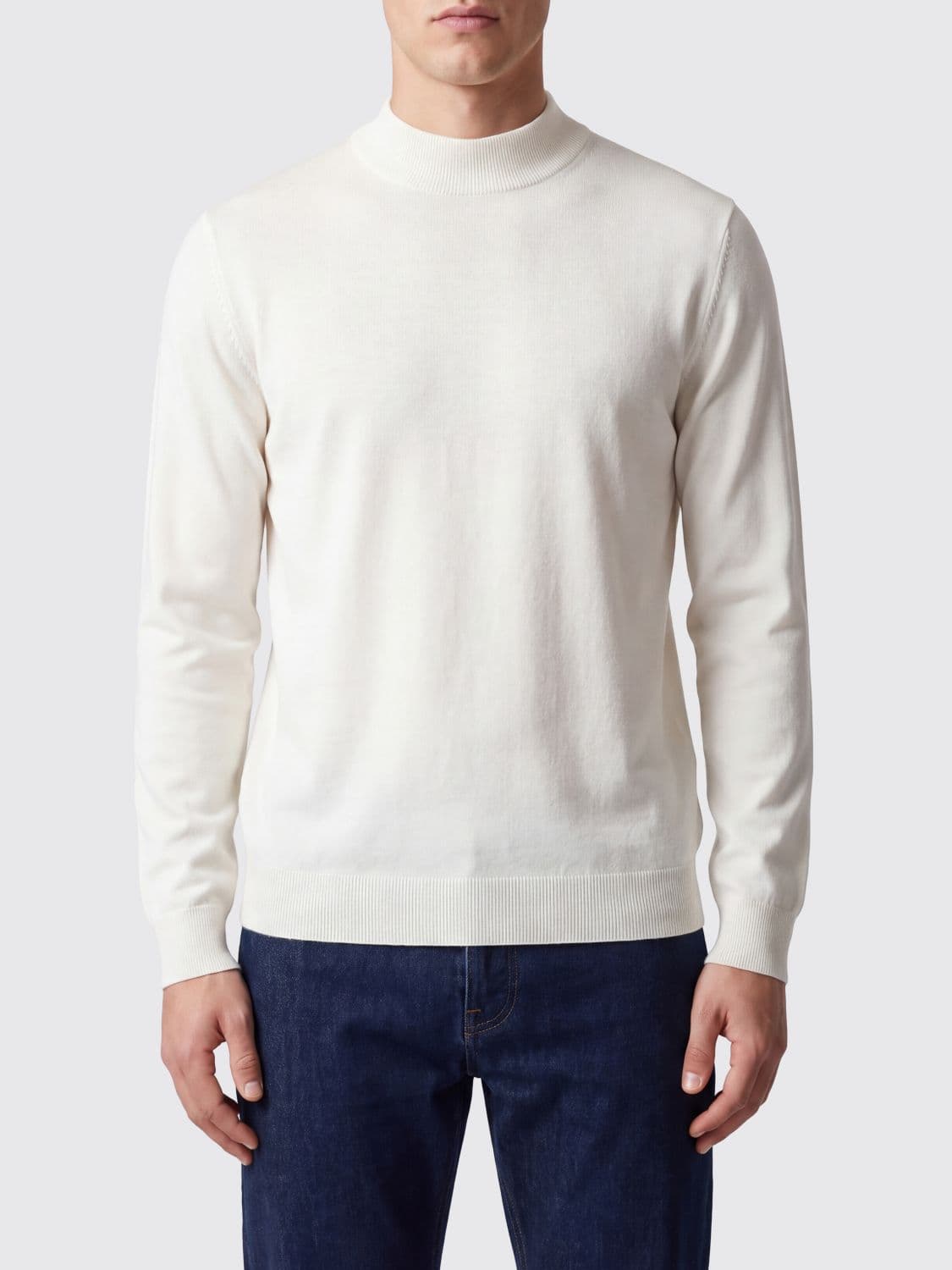 Roberto Collina Long-Sleeved Merino Wool Crew-Neck Jumper