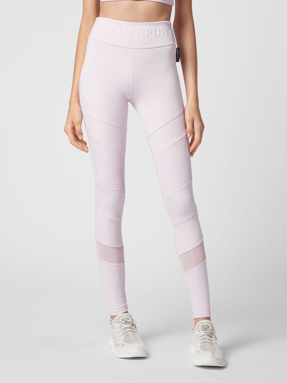 Plein Sport High-Waisted Stretch Technical Fabric Leggings