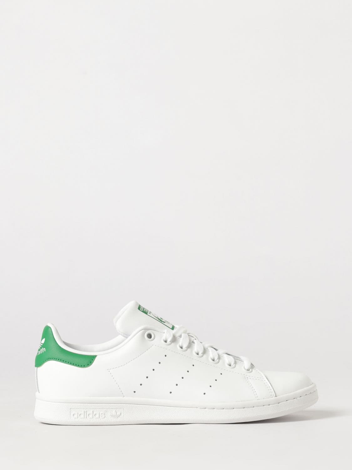 Adidas Originals Stan Smith Smooth Leather Low-Top Sneakers with Contrast Details