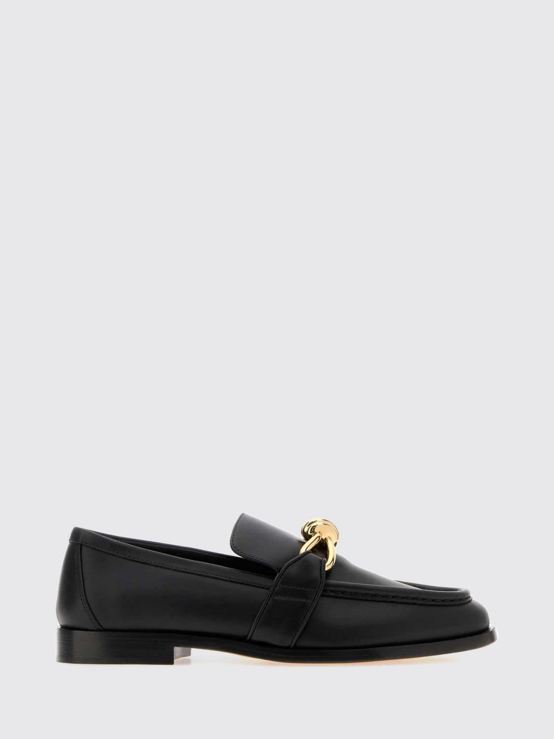 Bottega Veneta Astaire Calfskin Penny Loafers with Knot Charm