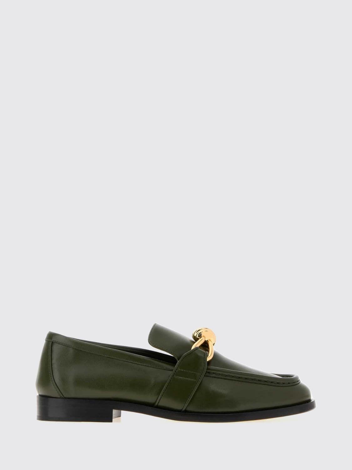 Bottega Veneta Astaire Calfskin Penny Loafers with Knot Charm