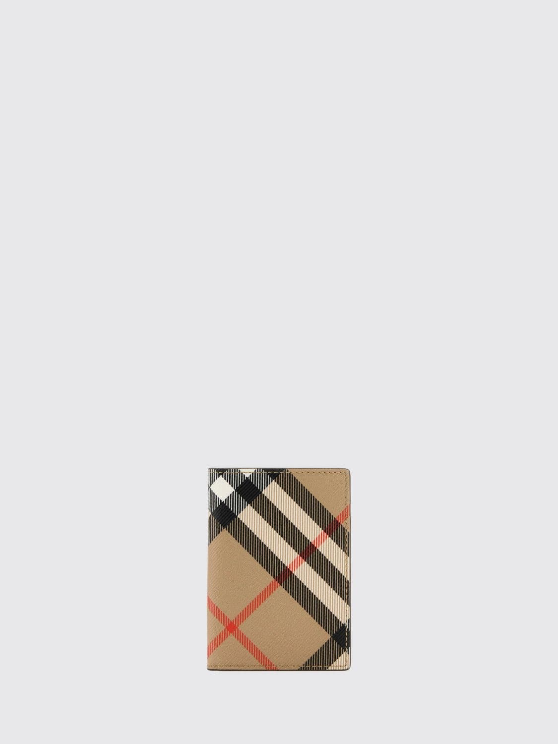 Burberry Vintage Check Coated Cotton Bifold Card Holder