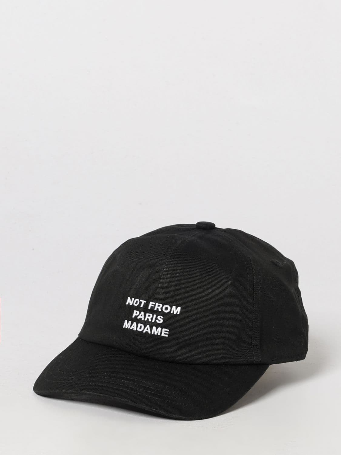 Drôle De Monsieur Cotton Twill Baseball Cap with Embroidered Logo
