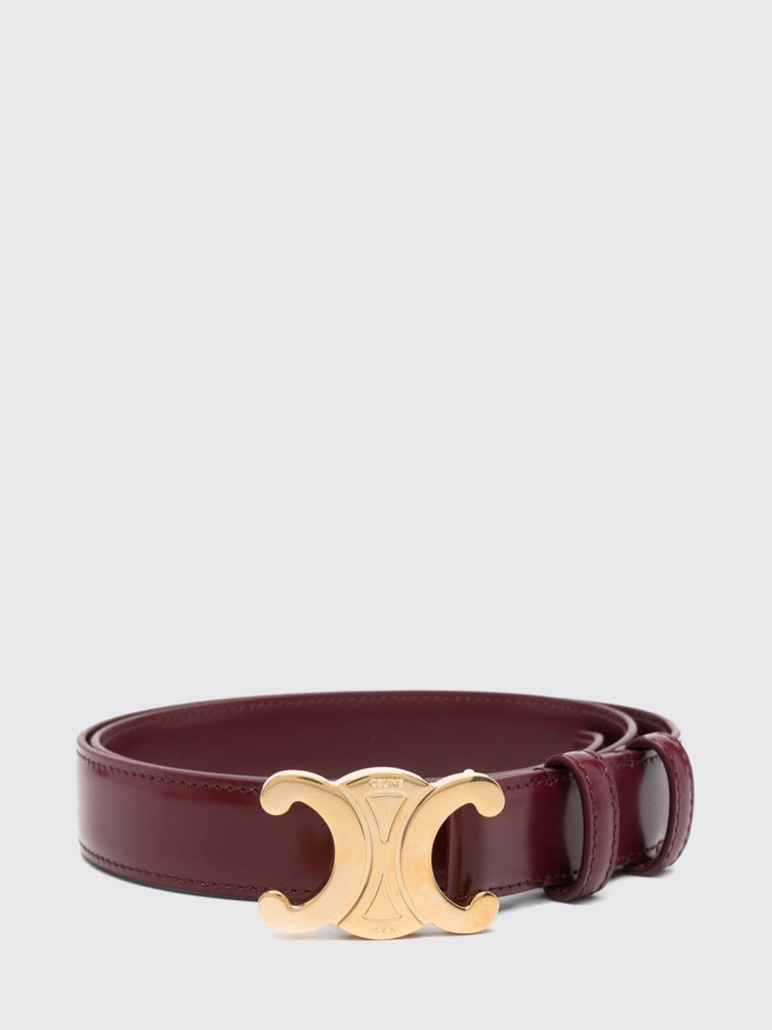 Celine Belt Woman color Burgundy