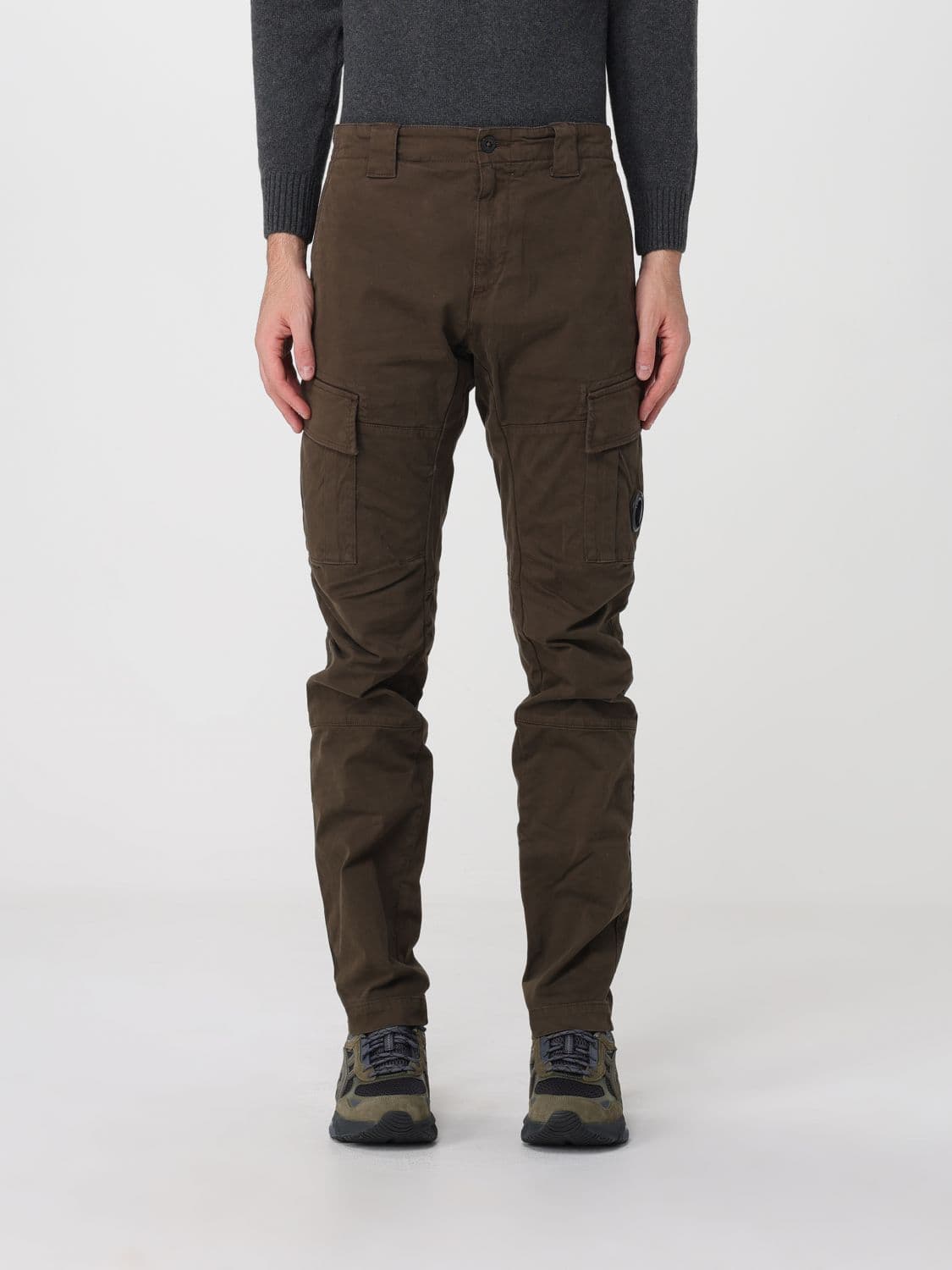C.p. Company C. P. COMPANY Slim Fit Stretch Cotton Cargo Trousers