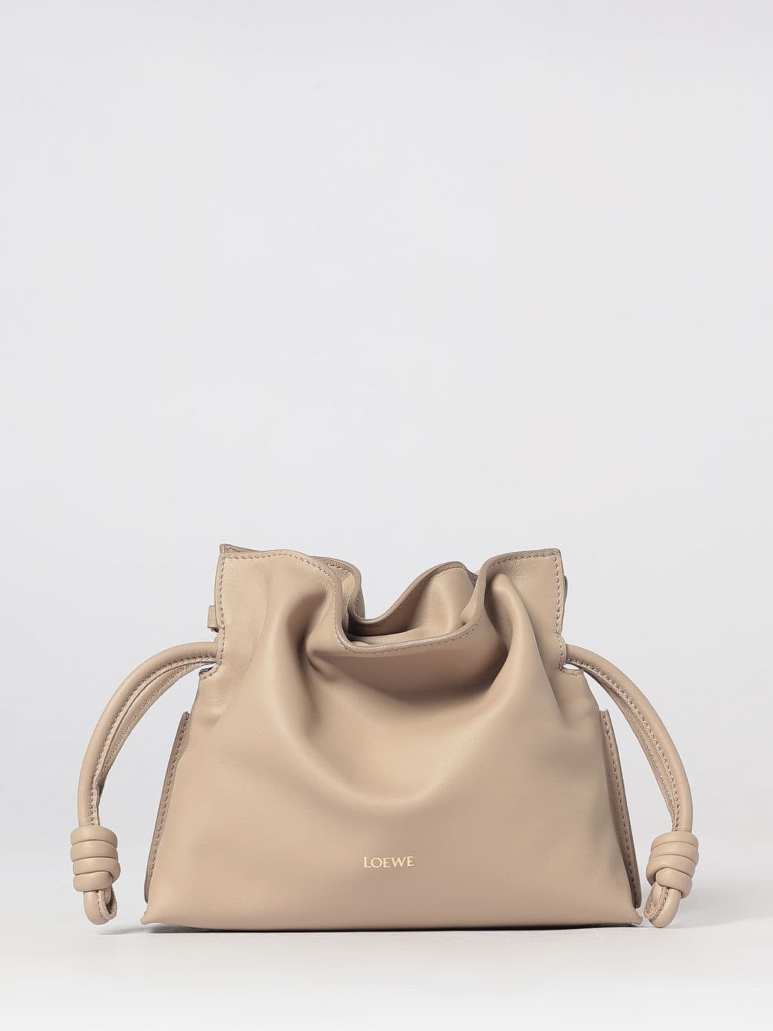 Loewe Flamenco Calfskin Mini Bucket Bag with Drawstring