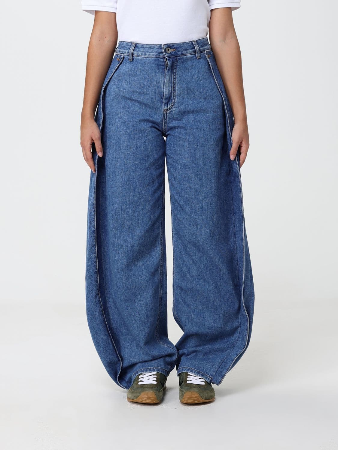 Loewe Jeans Woman color Blue
