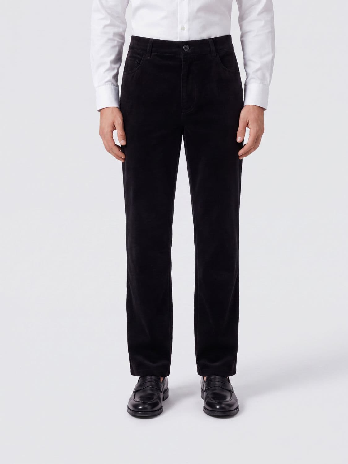 Jil Sander Wide-Leg Cotton Corduroy Trousers · 48