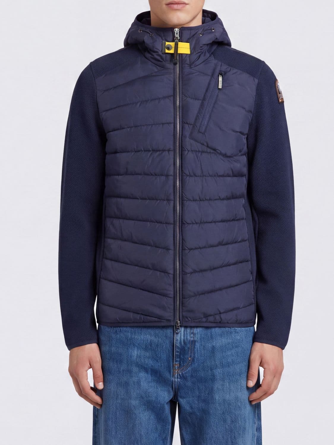 Parajumpers Nolan Quilted Nylon Down Jacket with Hood and Feather Padding