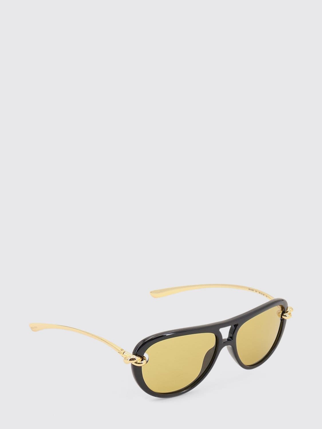Bottega Veneta Knot Aviator Sunglasses in Metal and Acetate