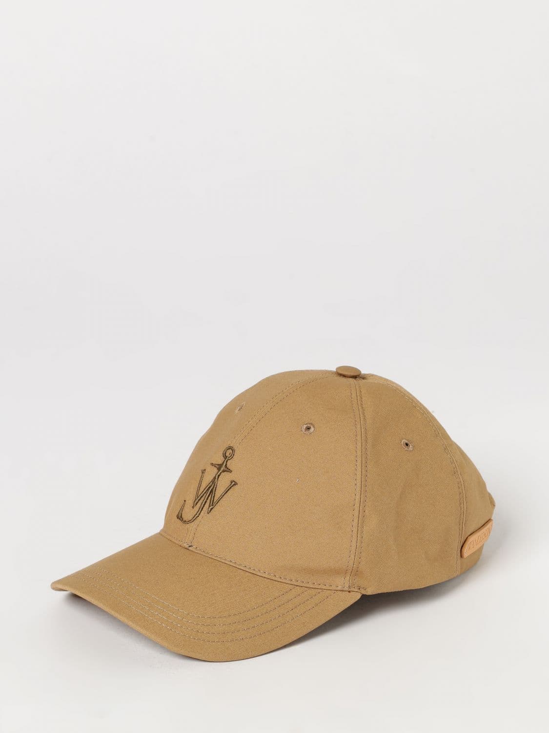 Jw Anderson Cotton Gabardine Baseball Cap with Embroidered Logo · OS