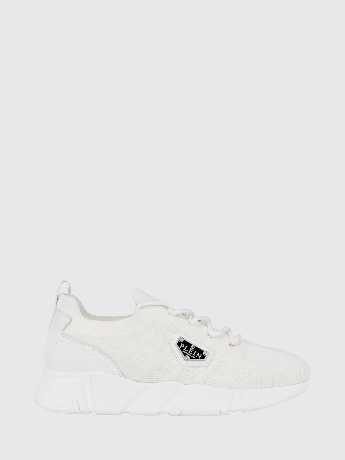 Philipp Plein Low-Top Technical Mesh Sneakers with Elasticized Ankle