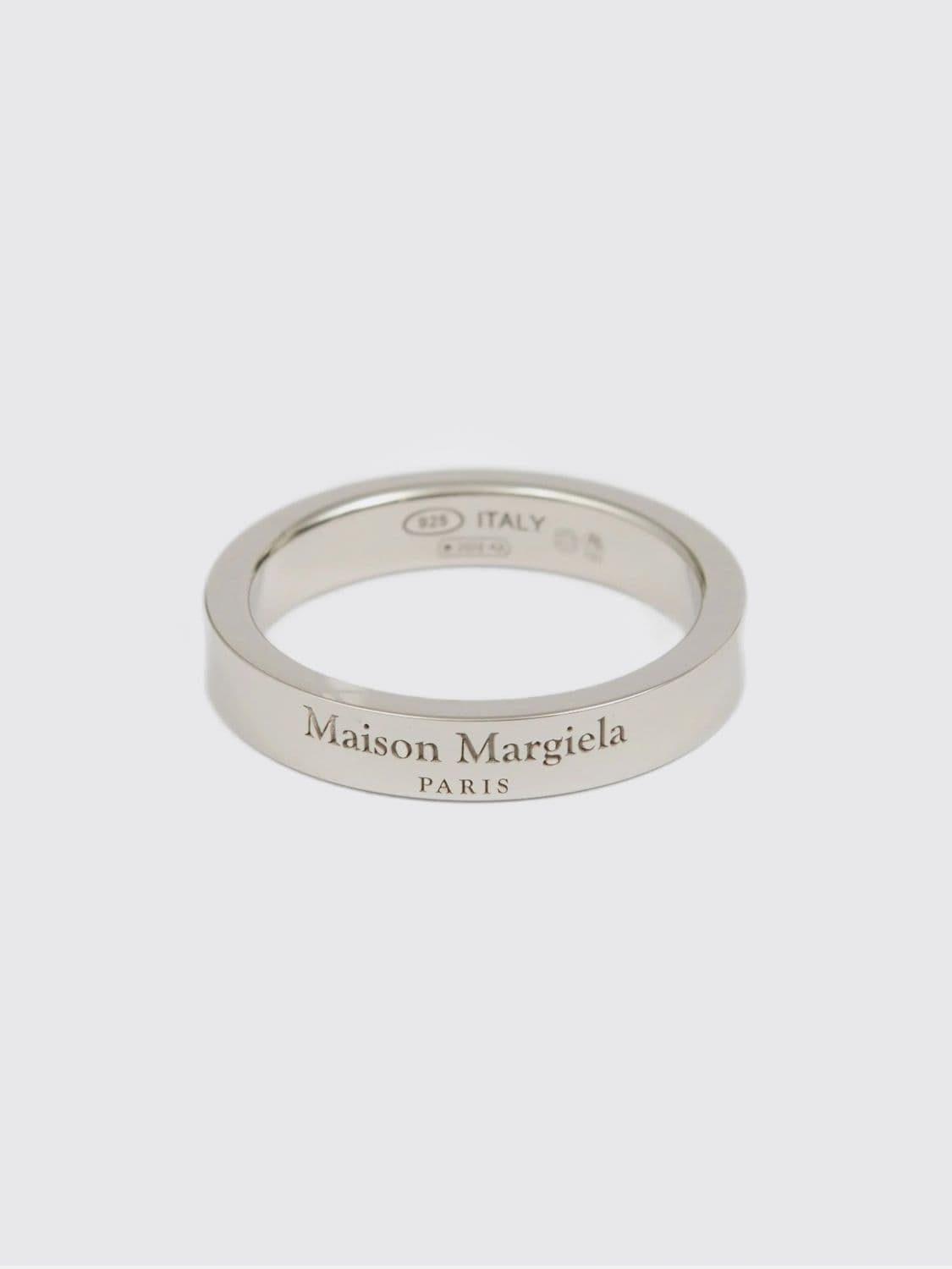 Maison Margiela Minimalist Design Band Ring in 925 Sterling Silver