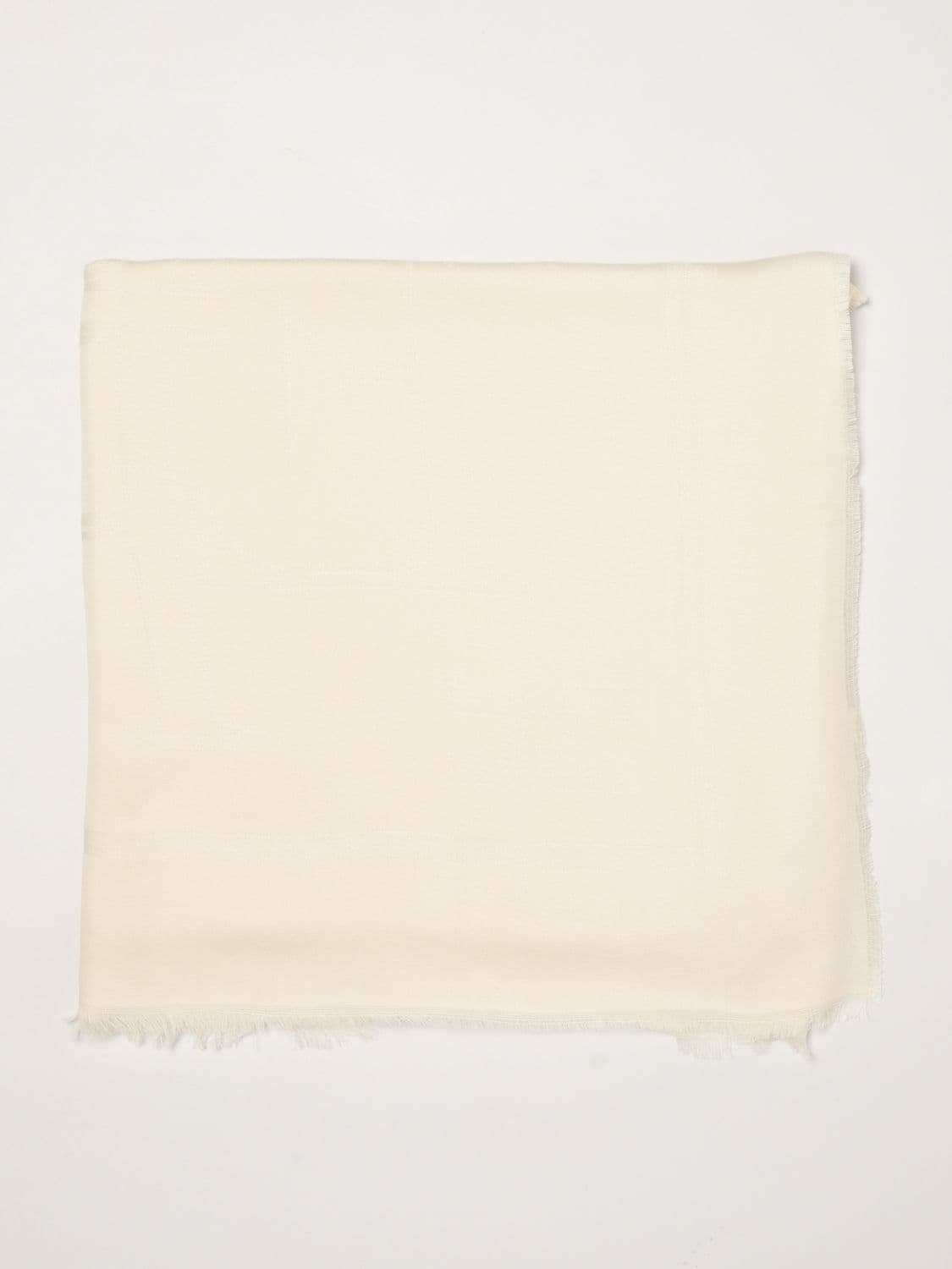Elisabetta Franchi Solid Scarf in a Soft Viscose and Modal Blend