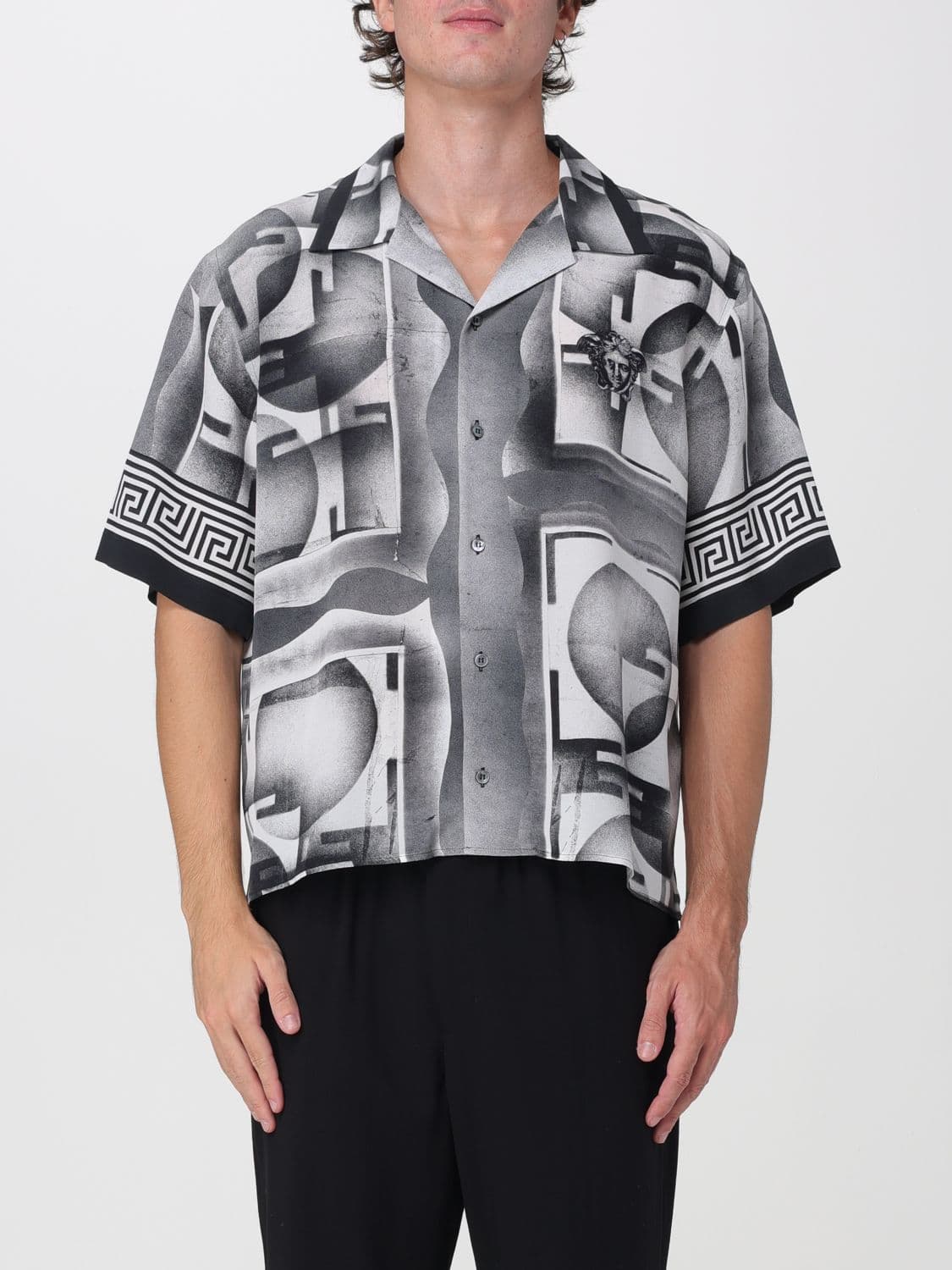 Versace Shirt Men color Black