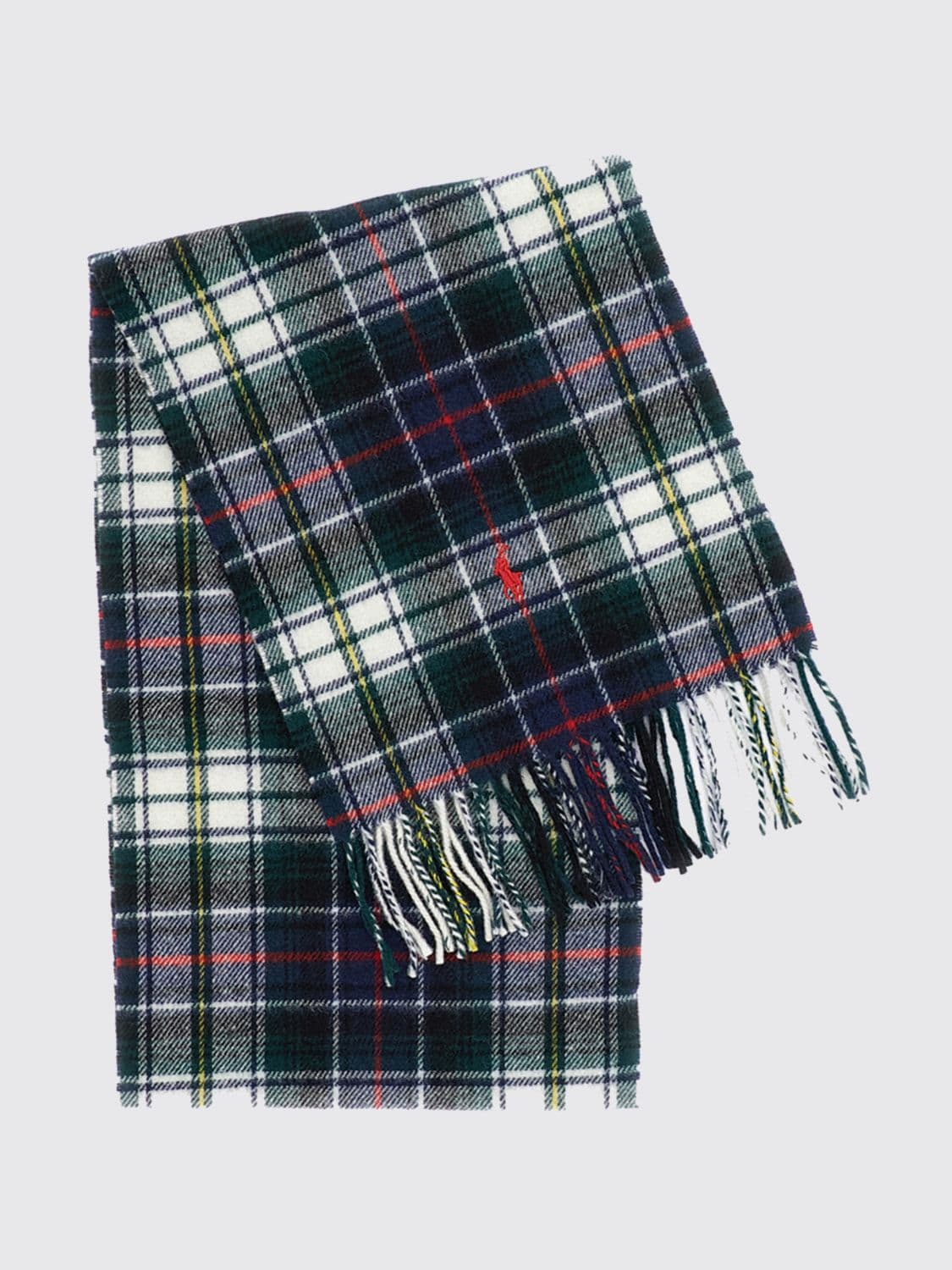 Polo Ralph Lauren Tartan Plaid Wool Scarf
